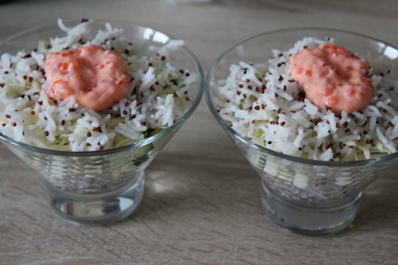 Салат с рисом басмати quinoa mix "зимняя роза": шаг 7