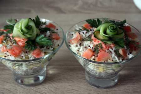 Салат с рисом басмати quinoa mix "зимняя роза": шаг 9