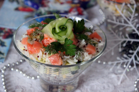 Салат с рисом басмати quinoa mix "зимняя роза": шаг 10