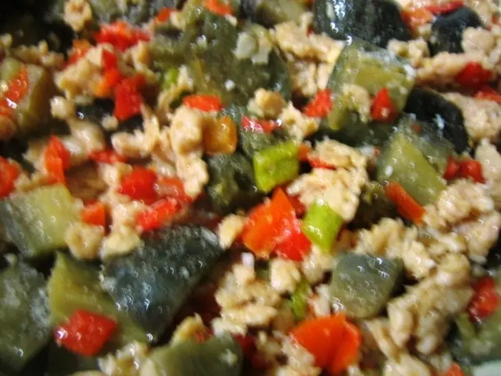 Пирог с баклажанами и нежной заливкой: шаг 2