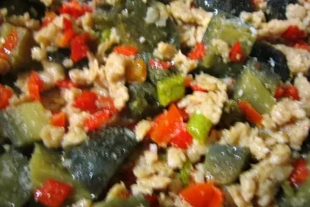 Пирог с баклажанами и нежной заливкой: шаг 2