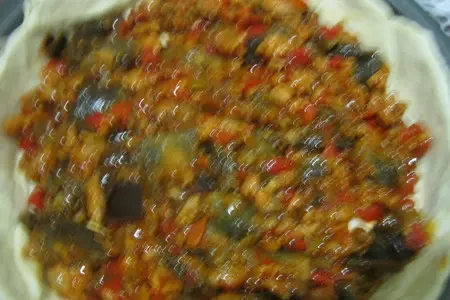 Пирог с баклажанами и нежной заливкой: шаг 4