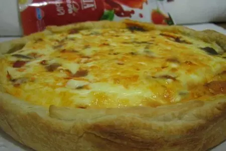 Пирог с баклажанами и нежной заливкой: шаг 7