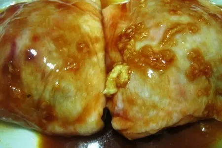 Курица, запеченая в духовке под соусом из кетчупа: шаг 2