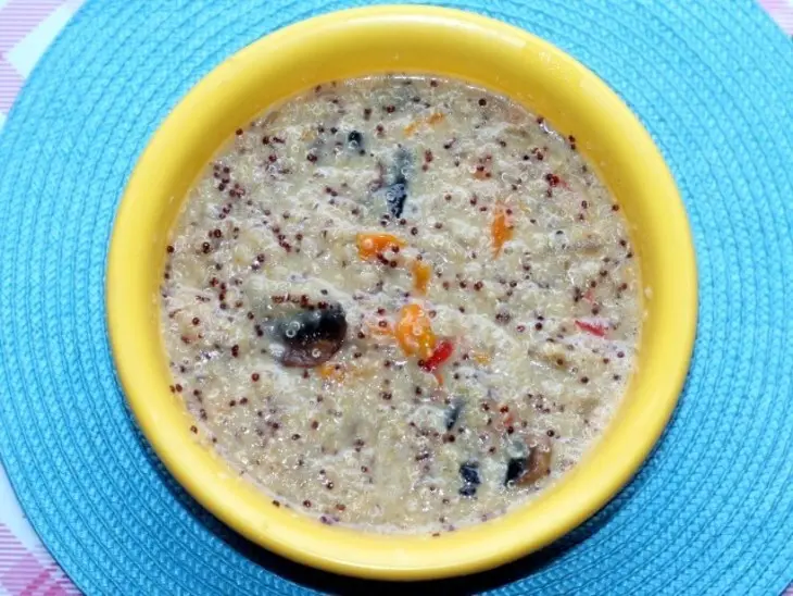 Запеканка с киноа, грибами и болгарским перцем: шаг 7