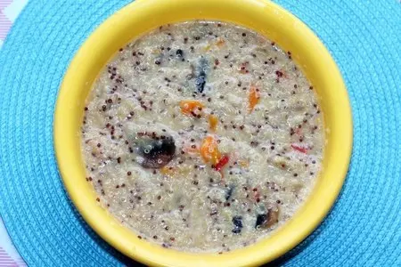 Запеканка с киноа, грибами и болгарским перцем: шаг 7