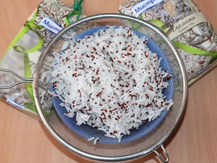 Теплый салат с овощами, рисом и киноа: шаг 2