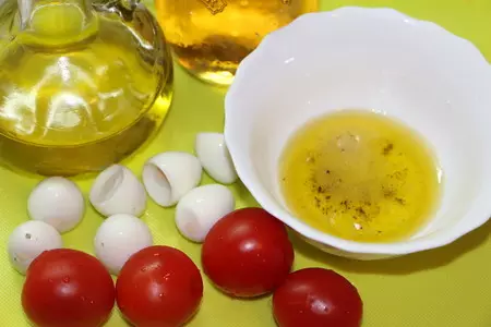 Салат с рисом басмати quinoa mix и молочными мидиями: шаг 6
