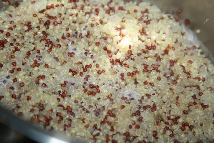 Киноа с уточкой и овощами в китайском стиле: шаг 3