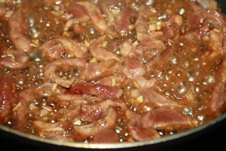 Киноа с уточкой и овощами в китайском стиле: шаг 5