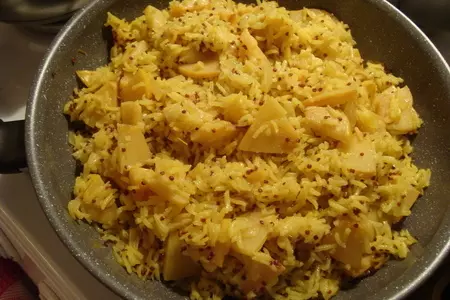 Рис басмати  quinoa mix с айвой: шаг 8
