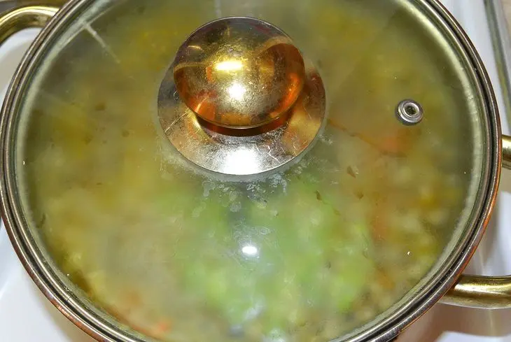 Суп грибной с рисом: шаг 8