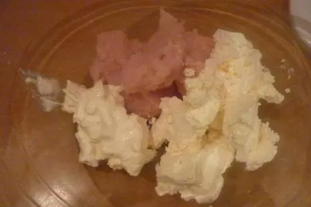 Трёхслойная запеканка с овощами, творогом и куриным филе: шаг 2