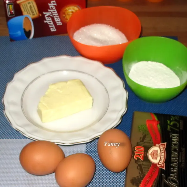 Шоколадные гато: шаг 1