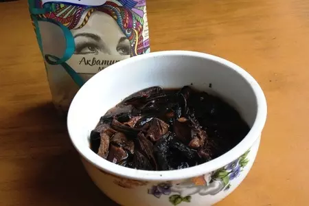 Суп из сухих грибов с рисом акватика mix: шаг 1