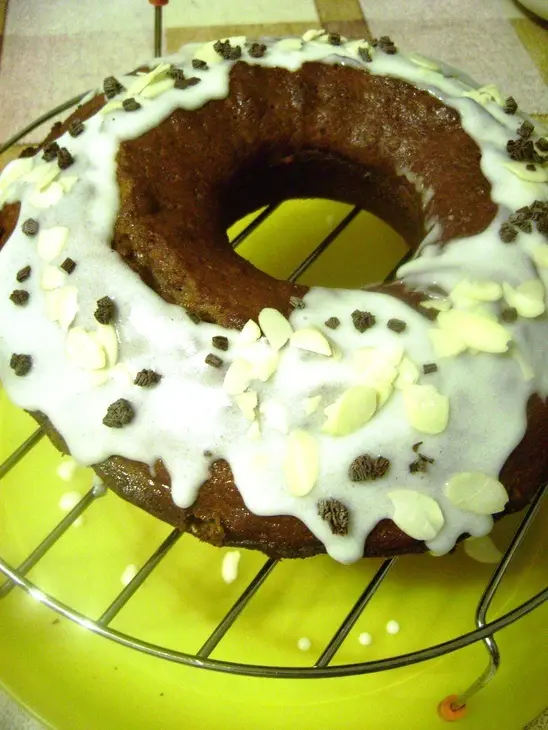 Банановый кекс с красным сахаром и виски: шаг 8