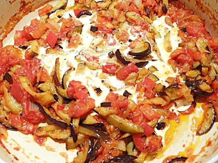 Рис акватика мix с овощами со сливками: шаг 11