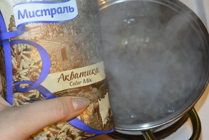 Крабовый салат с апельсином: шаг 1