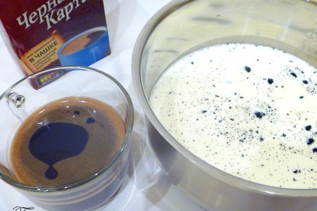 Кофейно-ванильный пудинг с кофейно-ромовым соусом: шаг 2