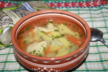 Куриный суп с рисом и киноа "шиворот на выворот": шаг 7