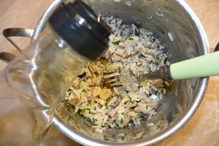 Рисовый салат с консервой и тархуном: шаг 5