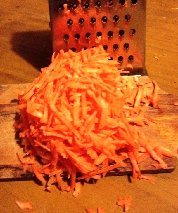 Рис- карри с киноа и морковью: шаг 1