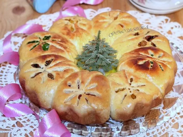 Пирог с разноцветной начинкой: шаг 16