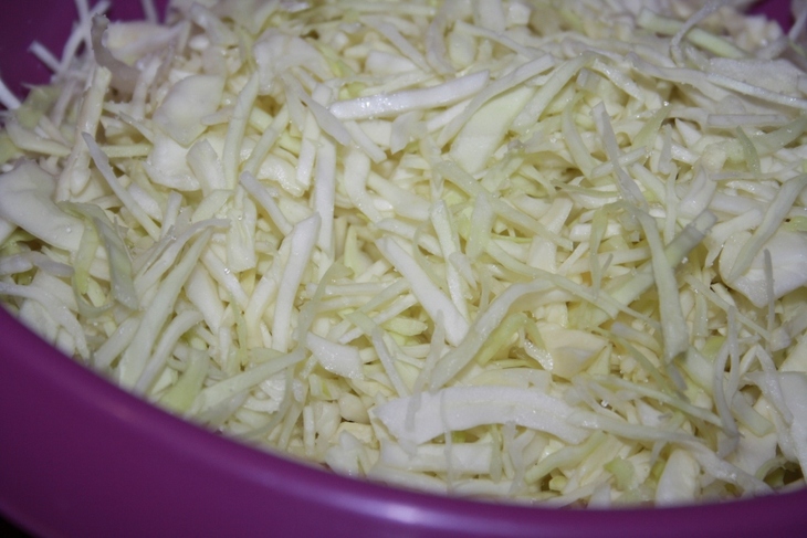 Капустняк со свежей капустой и рисом: шаг 5