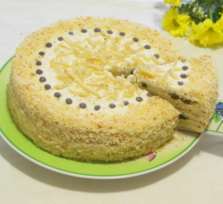 Торт с творожными коржами и черносливом (заходите, друья, есть повод!  ): шаг 10