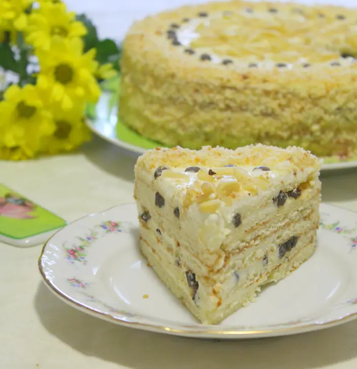 Торт с творожными коржами и черносливом (заходите, друья, есть повод!  ): шаг 11