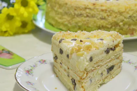 Торт с творожными коржами и черносливом (заходите, друья, есть повод!  ): шаг 11