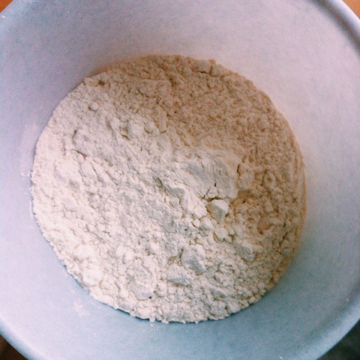 Ванильное песочное печенье с кокосом: шаг 1