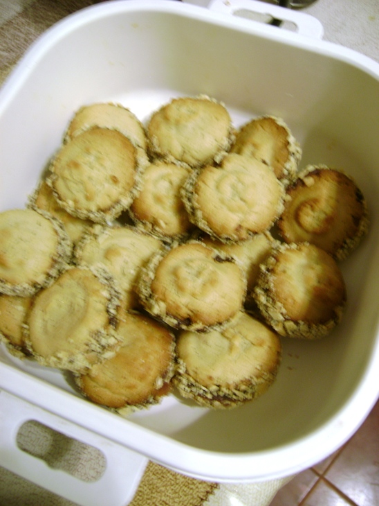 Кедровое печенье с черемуховым кремом: шаг 6
