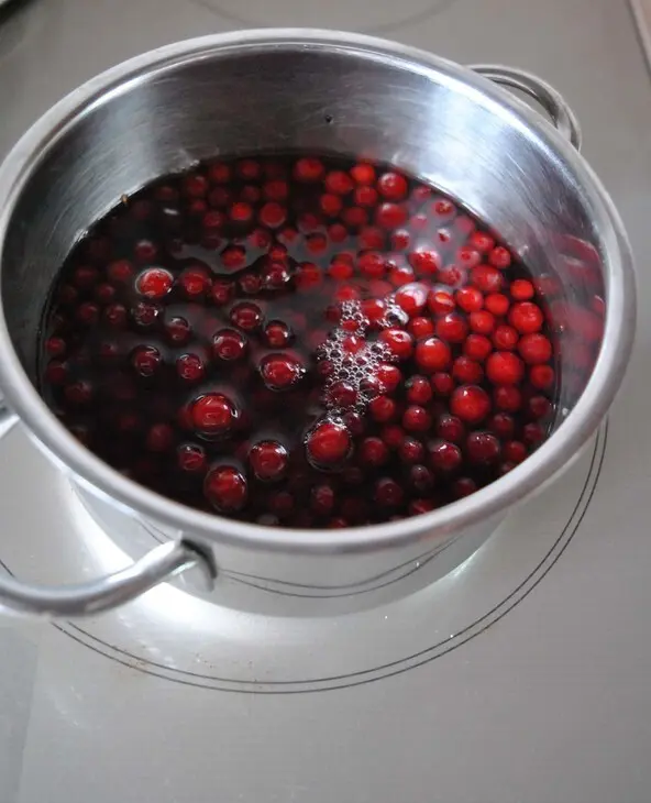 Утиные ножки конфи с рисом и брусничным соусом: шаг 5
