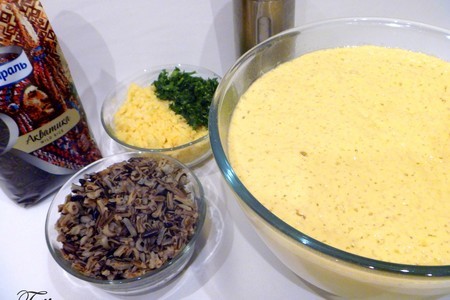 Оладьи кабачковые с сыром и диким рисом: шаг 3