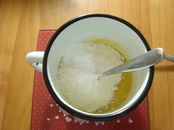 Кекс шоколадный с сыром к кофе: шаг 2
