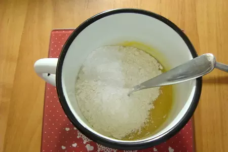 Кекс шоколадный с сыром к кофе: шаг 2