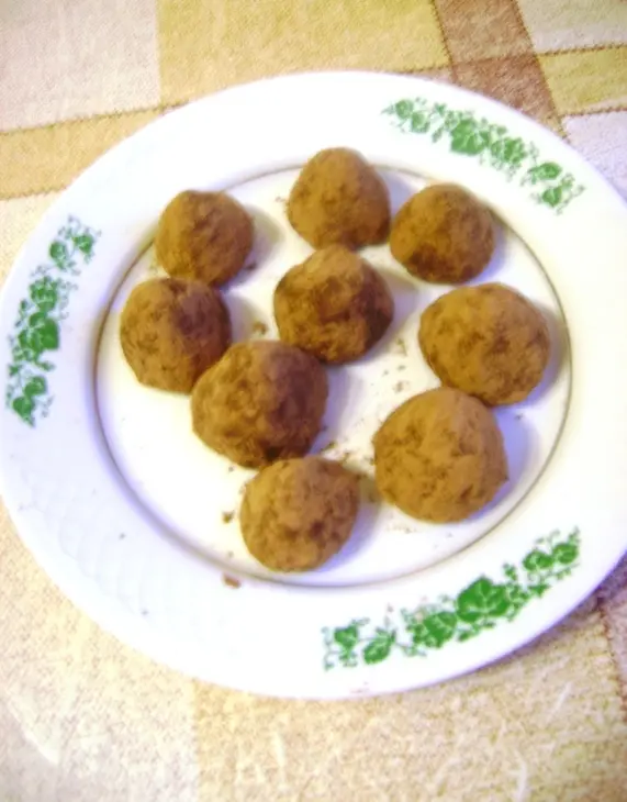 Трюфели с черемухой и вишней: шаг 3