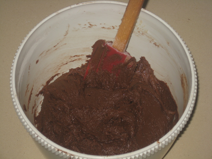 "crackled" chocolate cookies - ("треснутое" шоколадное печенье): шаг 7