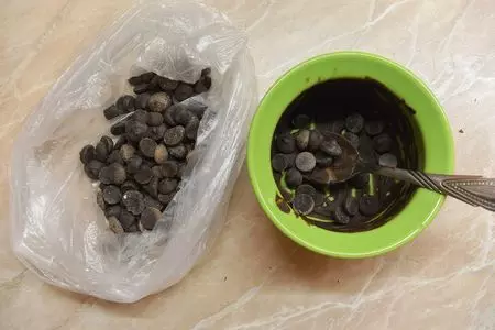 Фруктовый десерт под горячим шоколадом: шаг 7