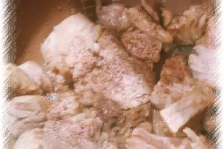 Бигос или капуста с ребрышками и черносливом в мультиварке: шаг 3
