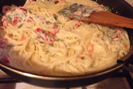 Спагетти с соусом из болгарского перца: шаг 5