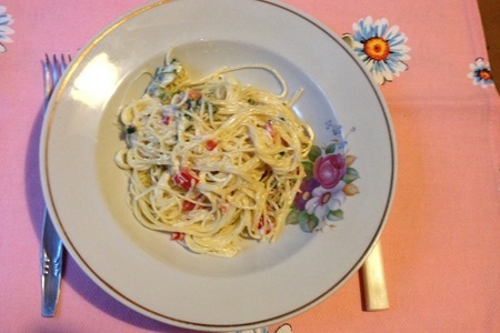 Спагетти с соусом из болгарского перца: шаг 6