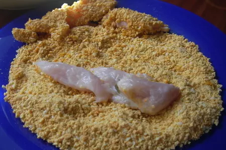 Хрустящая лапша с курицей и кунжутом: шаг 2