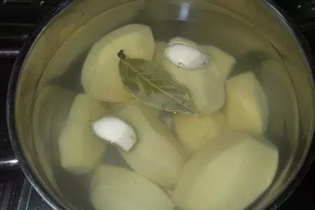 Перец фаршированный беконом, картофелем и грибами: шаг 2