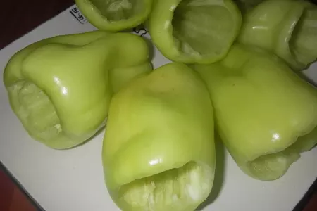 Перец фаршированный беконом, картофелем и грибами: шаг 3