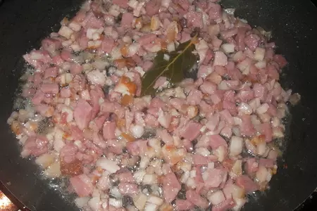 Перец фаршированный беконом, картофелем и грибами: шаг 4