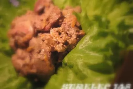 Куриная печень с яблоками и корицей.: шаг 8