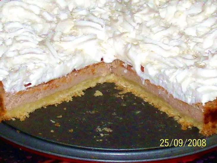 Чизкейк с молочным шоколадом и сливками: шаг 8