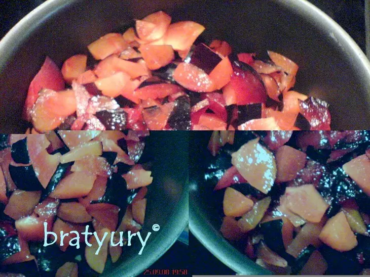 Соус сливовый необычайно вкусный, поданный к жареной куриной печени: шаг 2
